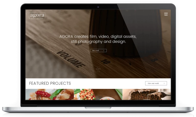 Responsive Website for Agora Media Solutions