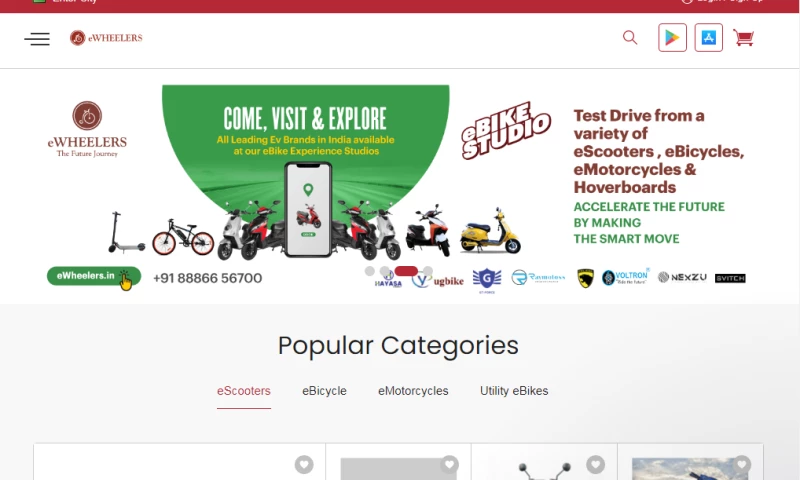 EWHEELERS: EBIKE COMPARISON AND RENTAL WEBSITE