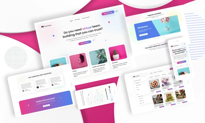 TeamClass - SAAS Website