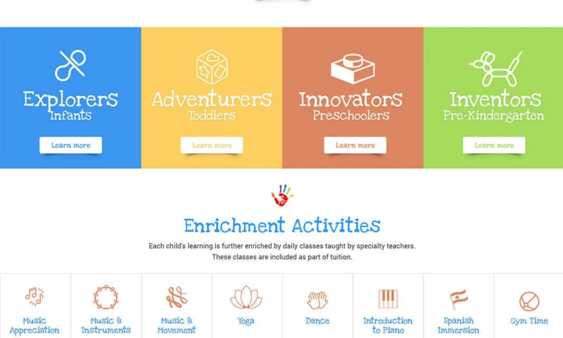 Award Winning Website For Brighter Babies Early Development Center