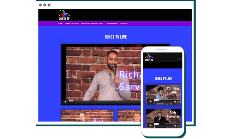 MWD Web Design - Jokey TV