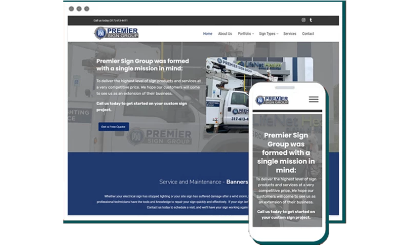 MWD Web Design - Premier Sign Group