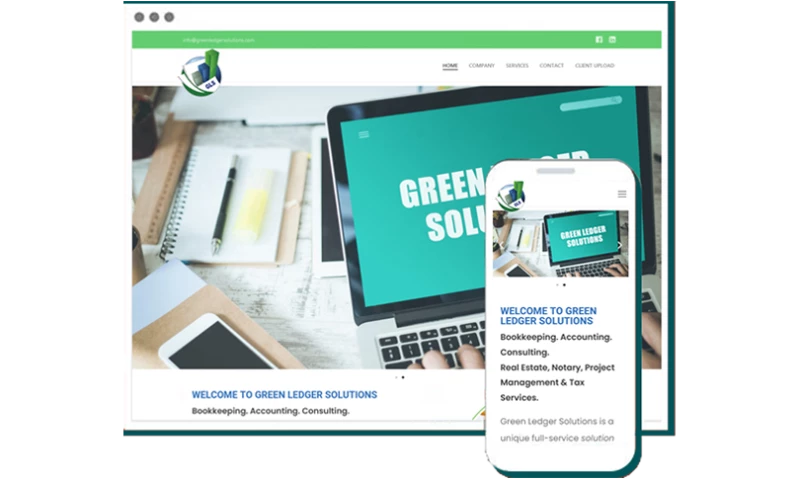 MWD Web Design - Green Ledger Solutions