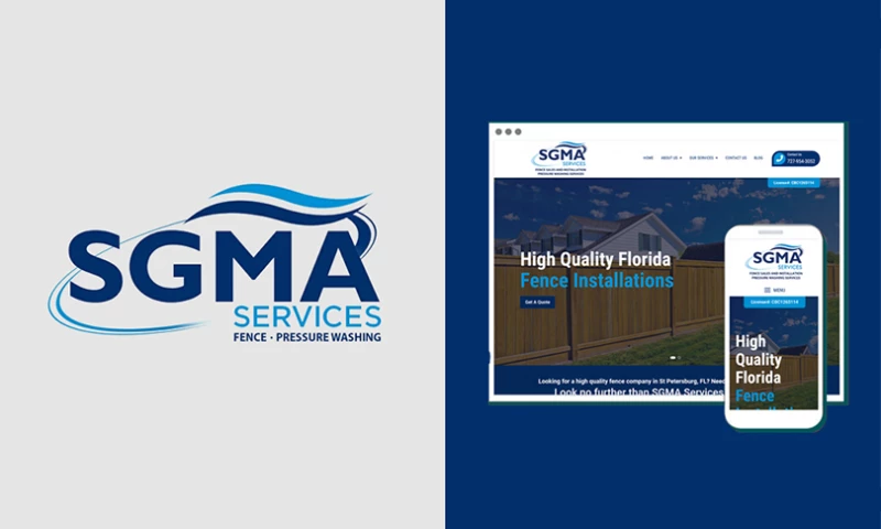 SGMA Services Logo Design