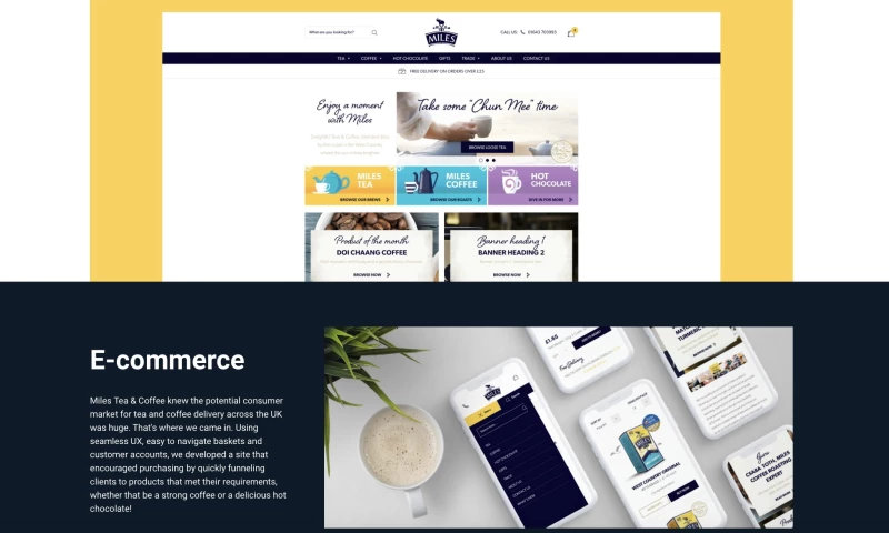 morphsites - Miles Tea & Coffee