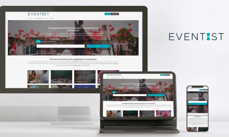 Web Activ - Eventist Portal web development