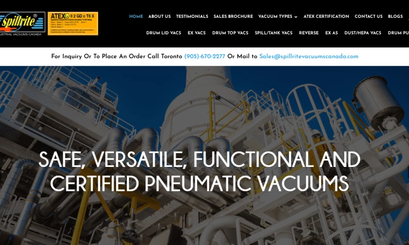 Spillrite Vacuums Canada