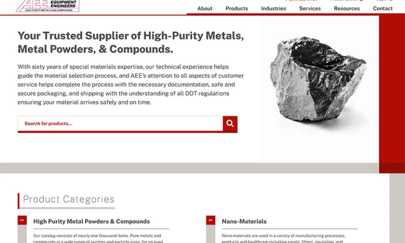 Atlantic Equipment - Creating a Sleek, Clean Website for a Highly Specialized Business