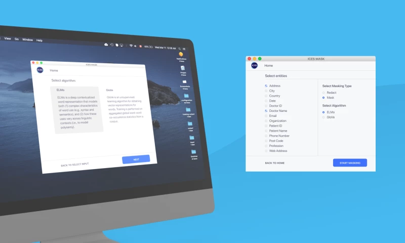 ICES - Mask Framework: De-identifying unstructured free-text medical data