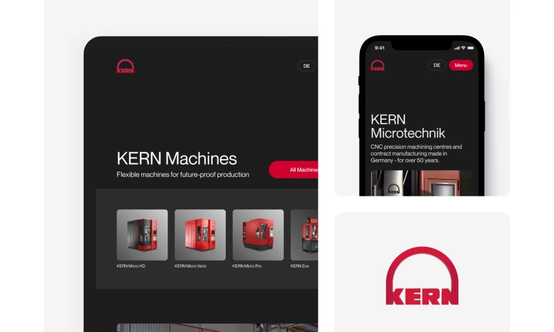 Website Relaunch for machine engineering company