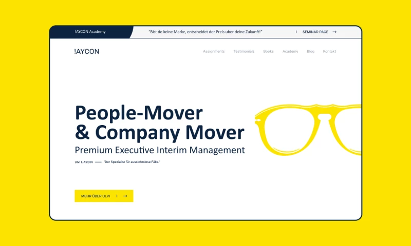 Website Relaunch for Management Consulting Group