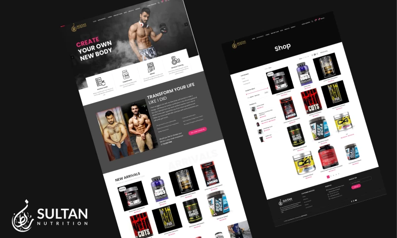 Panthron Technologies SMC Private Limited - Sultannutrition.com Complete Branding & eCommerce store development