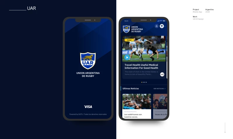 E180 Digital Product Agency - UAR RUGBY MOBILE APP