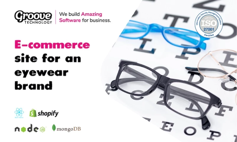 Groove Technology - E-commerce website for an eyewear brand