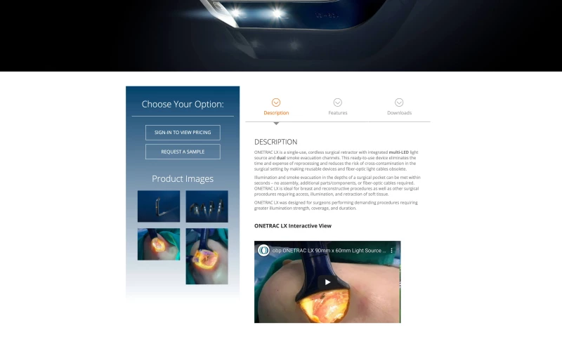 Accomplish Media - obp Surgical Website Design & Development
