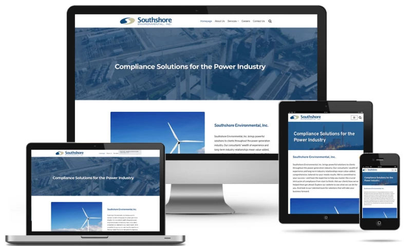 Nick France Design - Southshore Environmental Website