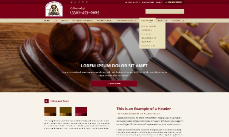 MarketinGear - Stark County Bar - Web Design & Development
