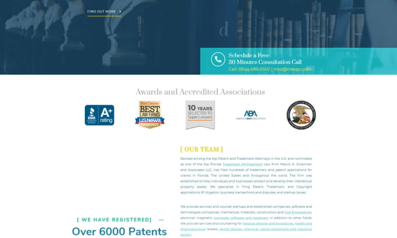 Yunik Digital Marketing - SEO, Google Ads and Website Design for Intellectual Property Law Firm