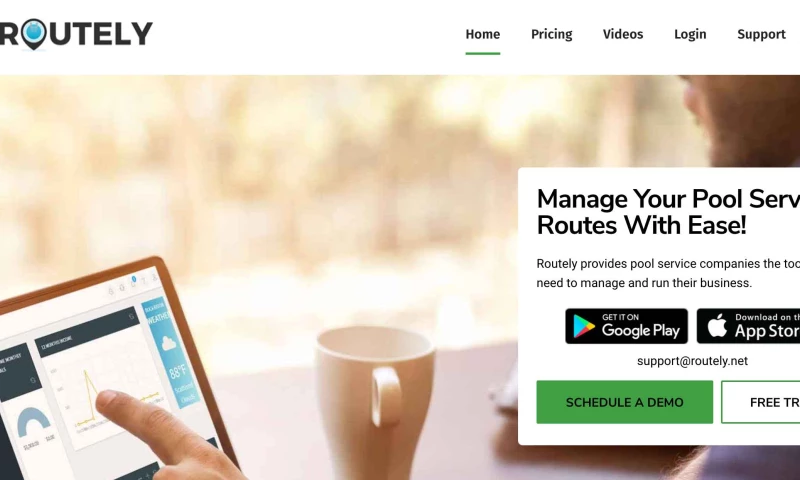 Routely Pool Service Software