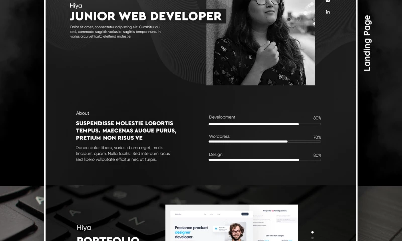 Webdotedit - Web-Developer Portfolio Website Design