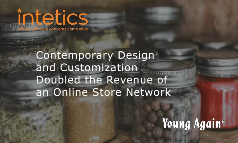 Intetics - Contemporary Design and Customization Doubled the Revenue of an Online Store Network