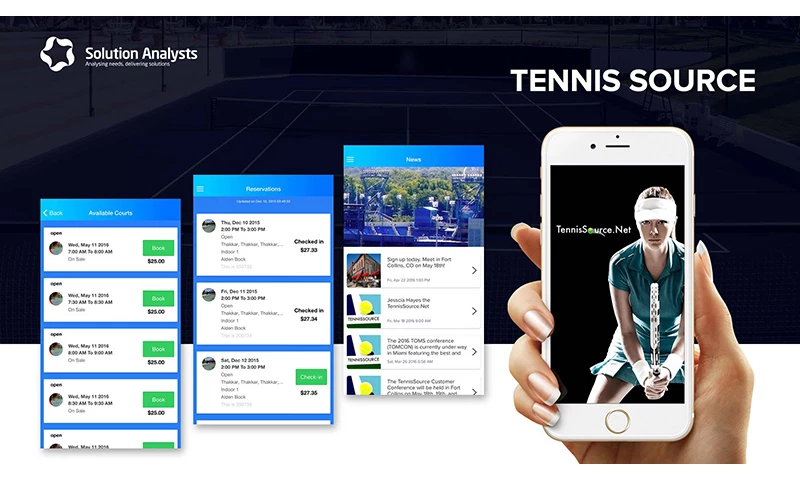 Solution Analysts - Tennis Source App