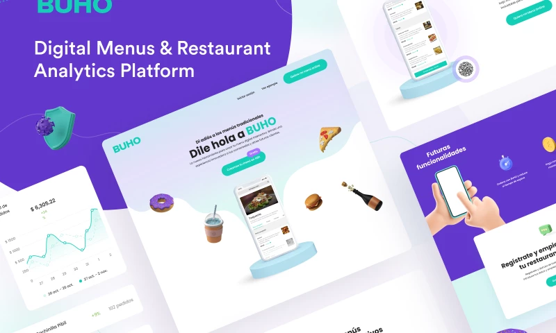 Digital Menus & Restaurant Analytics Platform