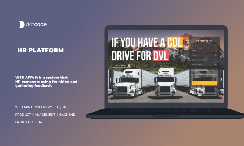 HR platform for Logistic company