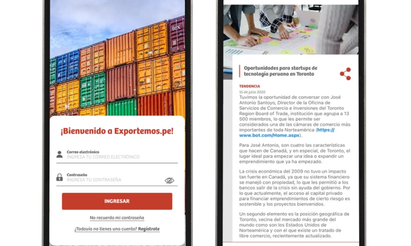 Gmedia - Mobile App Exportemos.pe