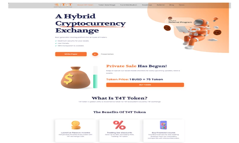 TFT Technology - Crypto Exchange Development (Blockchain development, Token & Coin creation)