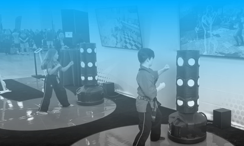 Softeq - Gamified Smart Punching Bag Prototype