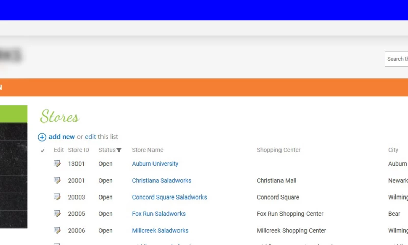 Restaurant franchisee chain management solution