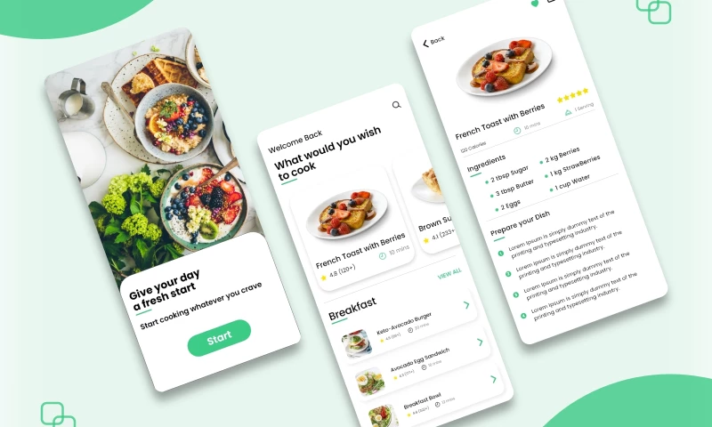 Excellent WebWorld - Best Recipe App Design