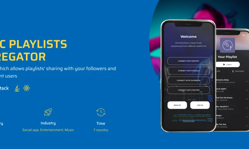 HF-Solution - Music playlists aggregator