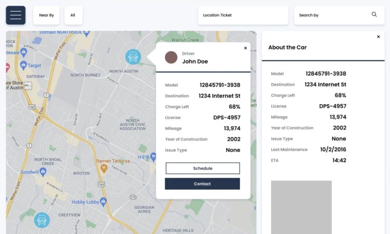 Standard Beagle Studio - Vehicle Deployment App UI Design