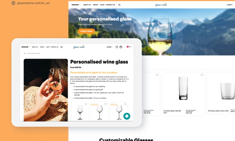 Elogic Commerce - Rethinking Personalization for a Glassware Store