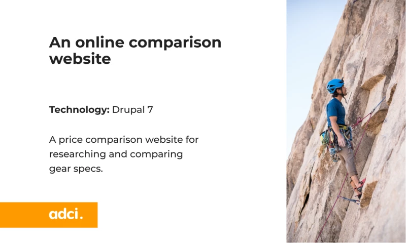ADCI - An online shopping comparison website on Drupal
