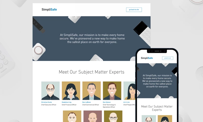 SimpliSafe: Press Page Build