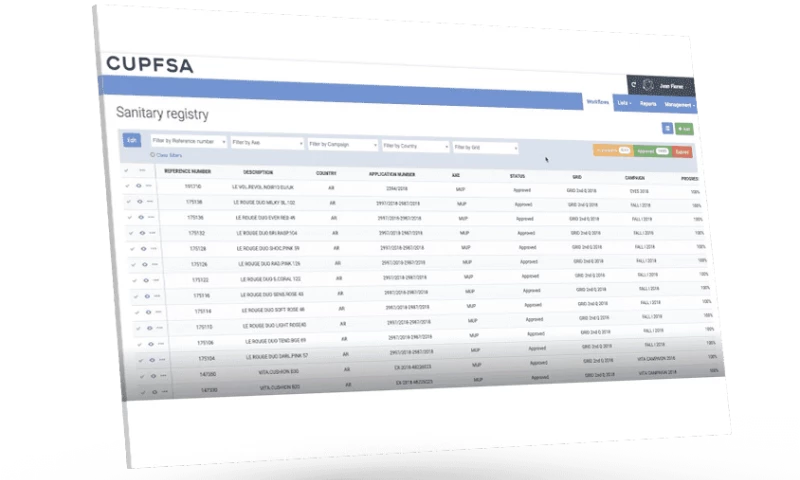 Rootstack - Platform for the management of sanitary registry of CUPFSA products