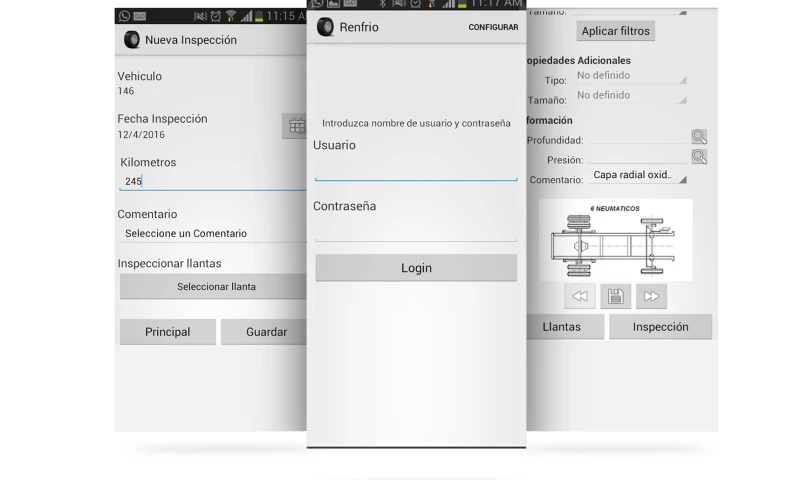 Web and mobile app development for maintenance services