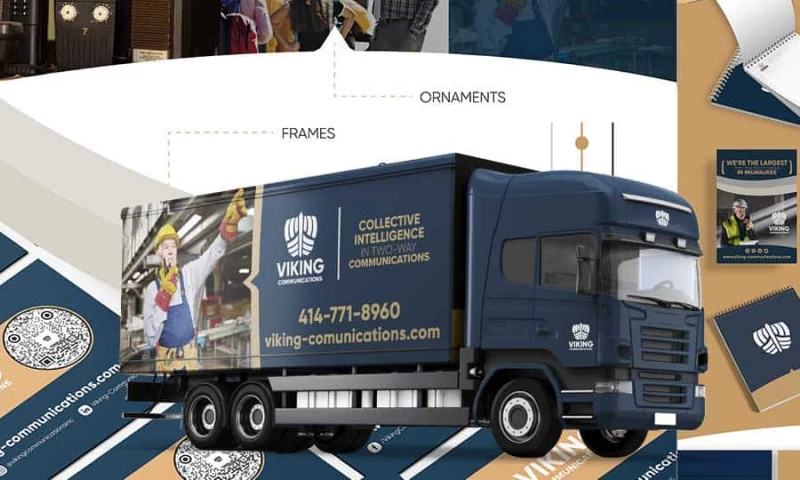 Viking Communications Branding