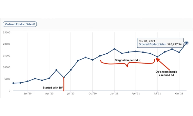 PPC Campaigns with Listing Optimization - Case Study