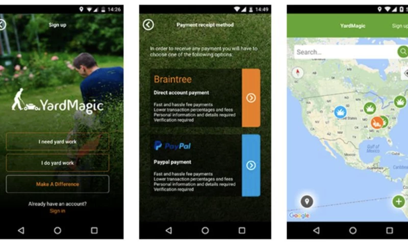 Creative Tim - YardMagic is Uber for Lawns