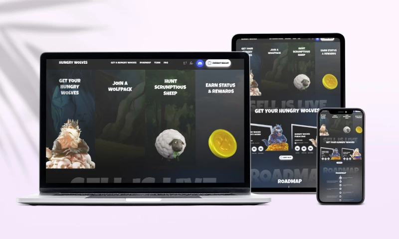 Hungry Wolves - Web design & Development