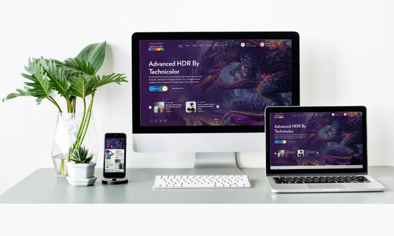 Advanced HDR by Technicolor - Web Design & Development