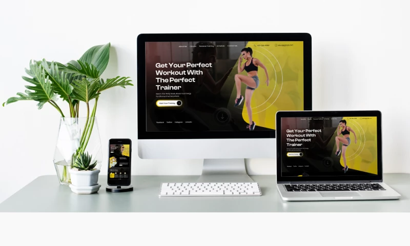 Fitness Coach - Web Design & Development