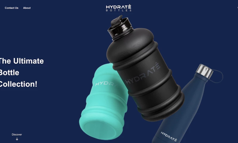 Real Agency® - Hydrate Bottles BigCommerce Store