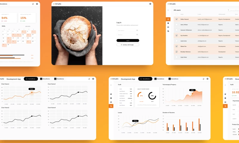 Rotimatic - Web app UI/UX IoT SaaS