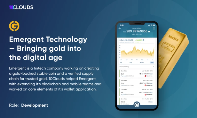 Emergent Tech — Bringing gold into the digital age