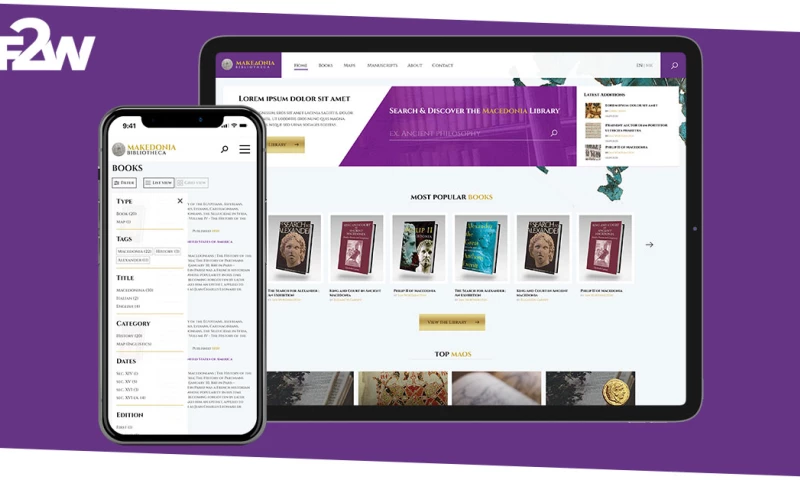 Flow2web - Bibliotheca Makedonia